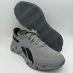 Men’s Reebok Zig Dynamica 2.0 CL Grey Black Athletic Running Shoes Size‎ 12